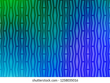Light Multicolor, Rainbow vector layout with flat lines. Glitter abstract illustration with colored sticks. The pattern can be used for busines ad, booklets, leaflets