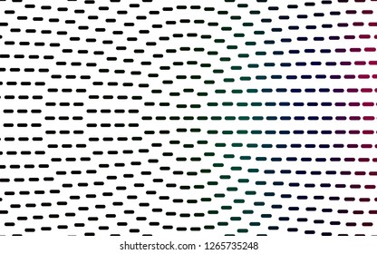 Light Multicolor, Rainbow vector layout with flat lines. Blurred decorative design in simple style with lines. Backdrop for TV commercials.