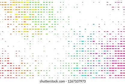 Light Multicolor, Rainbow vector layout with flat lines. Shining colored illustration with narrow lines. The pattern can be used for websites.