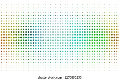 Light Multicolor, Rainbow vector layout with circle shapes. Modern abstract illustration with colorful water drops. Pattern for ads, leaflets.