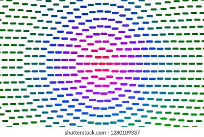 Light Multicolor, Rainbow vector layout with flat lines. Glitter abstract illustration with colored sticks. Pattern for business booklets, leaflets.
