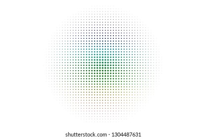 Light Multicolor, Rainbow vector layout with circle shapes. Glitter abstract illustration with blurred drops of rain. Design for posters, banners.