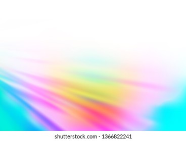 Light Multicolor, Rainbow vector layout with flat lines. Blurred decorative design in simple style with lines. Backdrop for TV commercials.