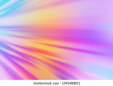 Light Multicolor, Rainbow vector layout with flat lines. Glitter abstract illustration with colored sticks. Best design for your ad, poster, banner.