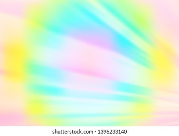 Light Multicolor, Rainbow vector layout with flat lines. Glitter abstract illustration with colored sticks. Pattern for ads, posters, banners.