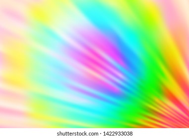 Light Multicolor, Rainbow vector layout with flat lines. Glitter abstract illustration with colored sticks. Backdrop for TV commercials.