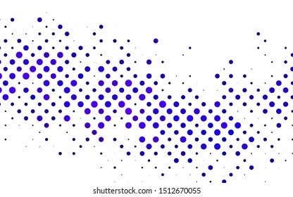 Light Multicolor, Rainbow vector layout with circle shapes. Blurred bubbles on abstract background with colorful gradient. Pattern for ads, leaflets.