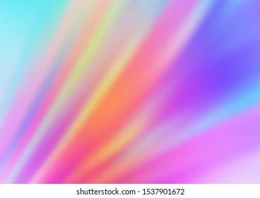 Light Multicolor, Rainbow vector layout with flat lines. Shining colored illustration with narrow lines. Pattern for websites, landing pages.