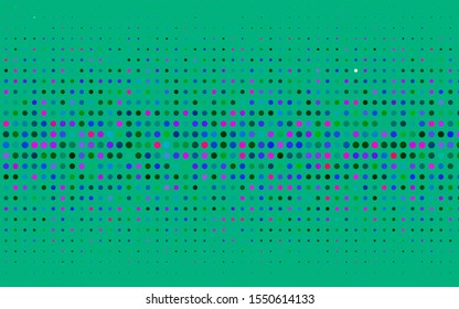 Light Multicolor, Rainbow vector layout with circle shapes. Beautiful colored illustration with blurred circles in nature style. Pattern for beautiful websites.