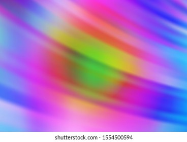 Light Multicolor, Rainbow vector layout with flat lines. Shining colored illustration with narrow lines. Best design for your ad, poster, banner.