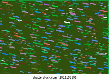 Light Multicolor, Rainbow vector layout with flat lines. Modern geometrical abstract illustration with staves. Backdrop for TV commercials.