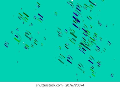 Light Multicolor, Rainbow vector layout with flat lines. Decorative shining illustration with lines on abstract template. Best design for your ad, poster, banner.