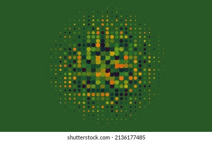 Light Multicolor, Rainbow vector layout with circle shapes. Modern abstract illustration with colorful water drops. Pattern for ads, leaflets.