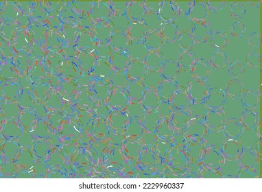 Light multicolor, rainbow vector layout with circle shapes. Glitter abstract illustration with blurred drops of rain. Pattern of water, rain drops.