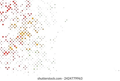 Light Multicolor, Rainbow vector layout with circle shapes. Blurred bubbles on abstract background with colorful gradient. Pattern for beautiful websites.