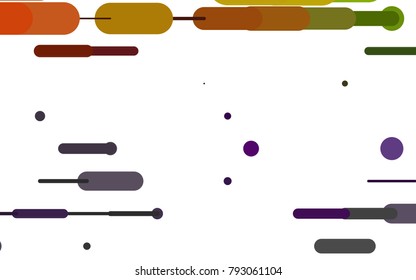 Light Multicolor, Rainbow vector layout with flat lines. Shining colored illustration with rounded stripes. The pattern can be used for websites.