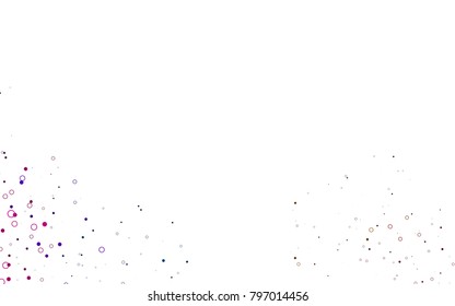 Light Multicolor, Rainbow vector  layout with circle shapes. Blurred bubbles on abstract background with colorful gradient. The pattern can be used for beautiful websites.