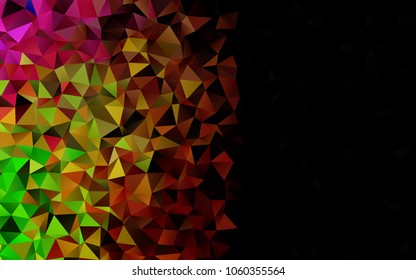 Light Multicolor, Rainbow vector low poly pattern. An elegant bright illustration with gradient. A new texture for your design.