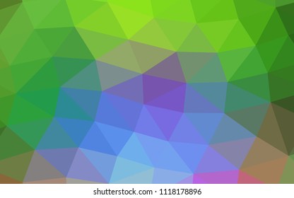 Light Multicolor, Rainbow vector low poly low poly. Shining colored illustration in a Brand new style. The polygonal design can be used for your web site.