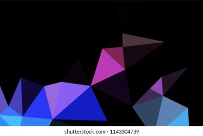 Light Multicolor, Rainbow vector low poly texture. Creative illustration in halftone style with gradient. The completely new template can be used for your brand book.