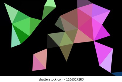 Light Multicolor, Rainbow vector low poly layout. Colorful abstract illustration with gradient. The elegant pattern can be used as part of a brand book.