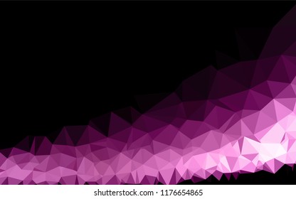 Light Multicolor, Rainbow vector low poly texture. Colorful abstract illustration with gradient. The best triangular design for your business.