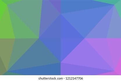 Light Multicolor, Rainbow vector low poly texture. Shining colored illustration in a Brand new style. A completely new design for your business.
