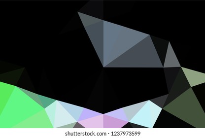 Light Multicolor, Rainbow vector low poly cover. Modern geometrical abstract illustration with gradient. The best triangular design for your business.