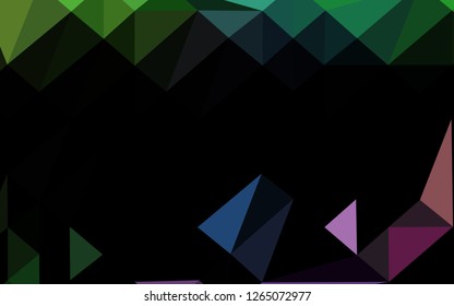 Light Multicolor, Rainbow vector low poly layout. Shining colored illustration in a Brand new style. Completely new design for your business.
