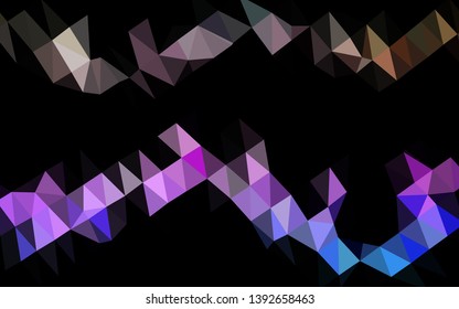 Light Multicolor, Rainbow vector low poly cover. Modern geometrical abstract illustration with gradient. Brand new design for your business.