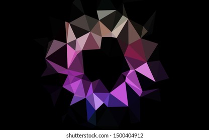 Light Multicolor, Rainbow vector low poly cover. Modern geometrical abstract illustration with gradient. Brand new design for your business.