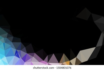 Light Multicolor, Rainbow vector low poly layout. An elegant bright illustration with gradient. Brand new design for your business.