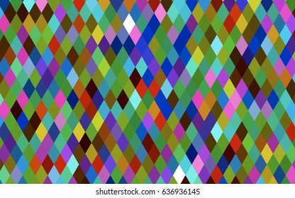 Light Multicolor, Rainbow vector low poly background. Colorful abstract illustration with gradient. Triangular pattern for your business design.