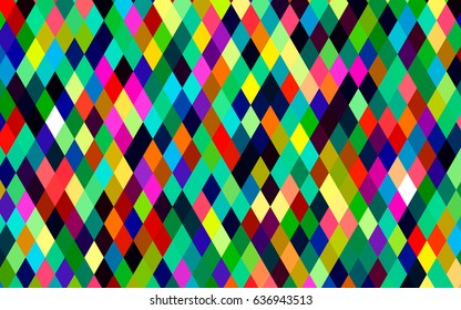 Light Multicolor, Rainbow vector low poly pattern. Colorful illustration in abstract style with gradient. The best triangular design for your business.