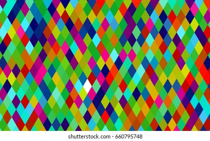 Light Multicolor, Rainbow vector low poly pattern. Triangular geometric sample with gradient.  The elegant pattern can be used as part of a brand book.