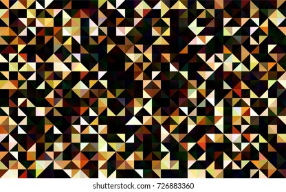 Light Multicolor, Rainbow vector low poly template. Glitter abstract illustration with an elegant design. The textured pattern can be used for background.