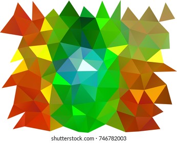 Light Multicolor, Rainbow vector low poly pattern. Creative geometric illustration in Origami style with gradient. Brand-new style for your business design.