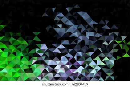 Light Multicolor, Rainbow vector low poly background. Geometric illustration in Origami style with gradient.  The elegant pattern can be used as part of a brand book.