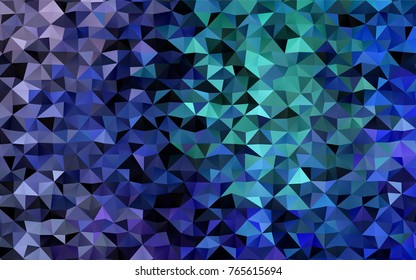 Light Multicolor, Rainbow vector low poly pattern. A vague abstract illustration with gradient. A completely new design for your business.