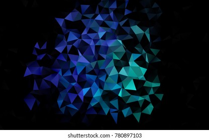 Light Multicolor, Rainbow vector low poly background. Glitter abstract illustration with an elegant design. The completely new template can be used for your brand book.