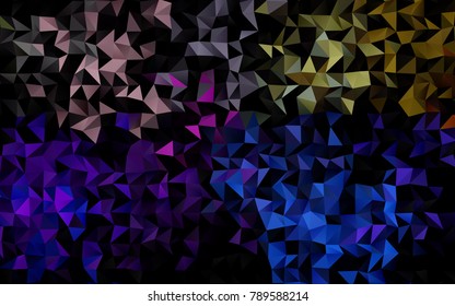 Light Multicolor, Rainbow vector low poly background. Brand-new colored illustration in blurry style with gradient. The completely new template can be used for your brand book.
