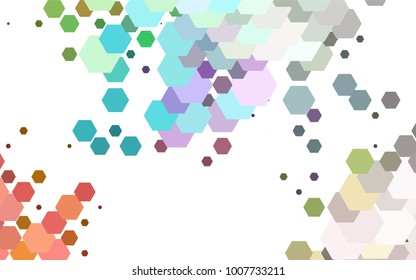 Light Multicolor, Rainbow vector modern geometrical abstract background. Texture, brand-new background. Geometric background in Origami style with gradient. 