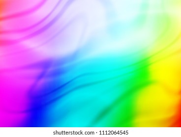 Light Multicolor, Rainbow vector modern elegant pattern. Colorful illustration in abstract style with gradient. The completely new template can be used for your brand book.
