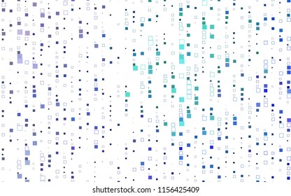 Light Multicolor, Rainbow vector modern geometrical background. Abstract template. Geometric pattern in square style with gradient.