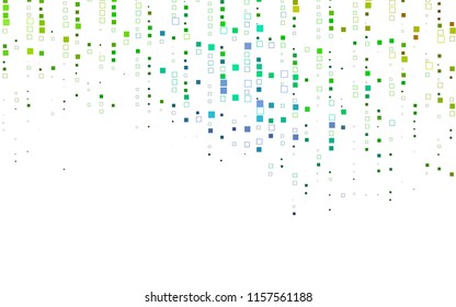 Light Multicolor, Rainbow vector modern geometrical background. Abstract template. Geometric pattern in square style with gradient.