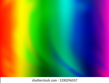 Light Multicolor, Rainbow vector modern bokeh pattern. An elegant bright illustration with gradient. Brand new style for your business design.