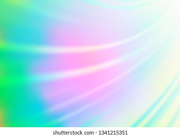 Light Multicolor, Rainbow vector modern elegant background. A vague abstract illustration with gradient. The background for your creative designs.