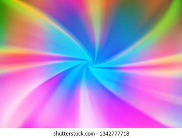Light Multicolor, Rainbow vector modern elegant background. Modern geometrical abstract illustration with gradient. Brand new design for your business.
