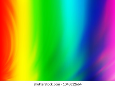 Light Multicolor, Rainbow vector modern elegant background. Colorful illustration in abstract style with gradient. A completely new design for your business.