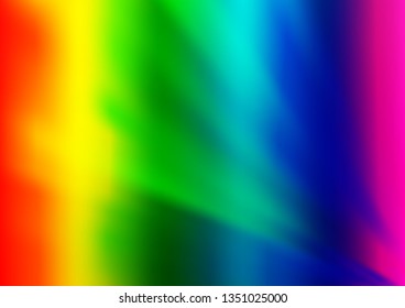 Light Multicolor, Rainbow vector modern bokeh pattern. A completely new color illustration in a bokeh style. The elegant pattern for brand book.